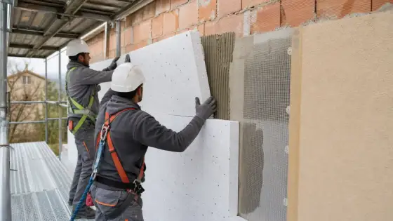 Cappotto termico esterno - materiali, costi e posa corretta